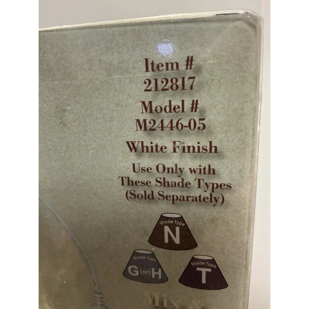 Design‎ Trends-NEW Portable Pendant Swag Kit, White, Switch, Item #212817